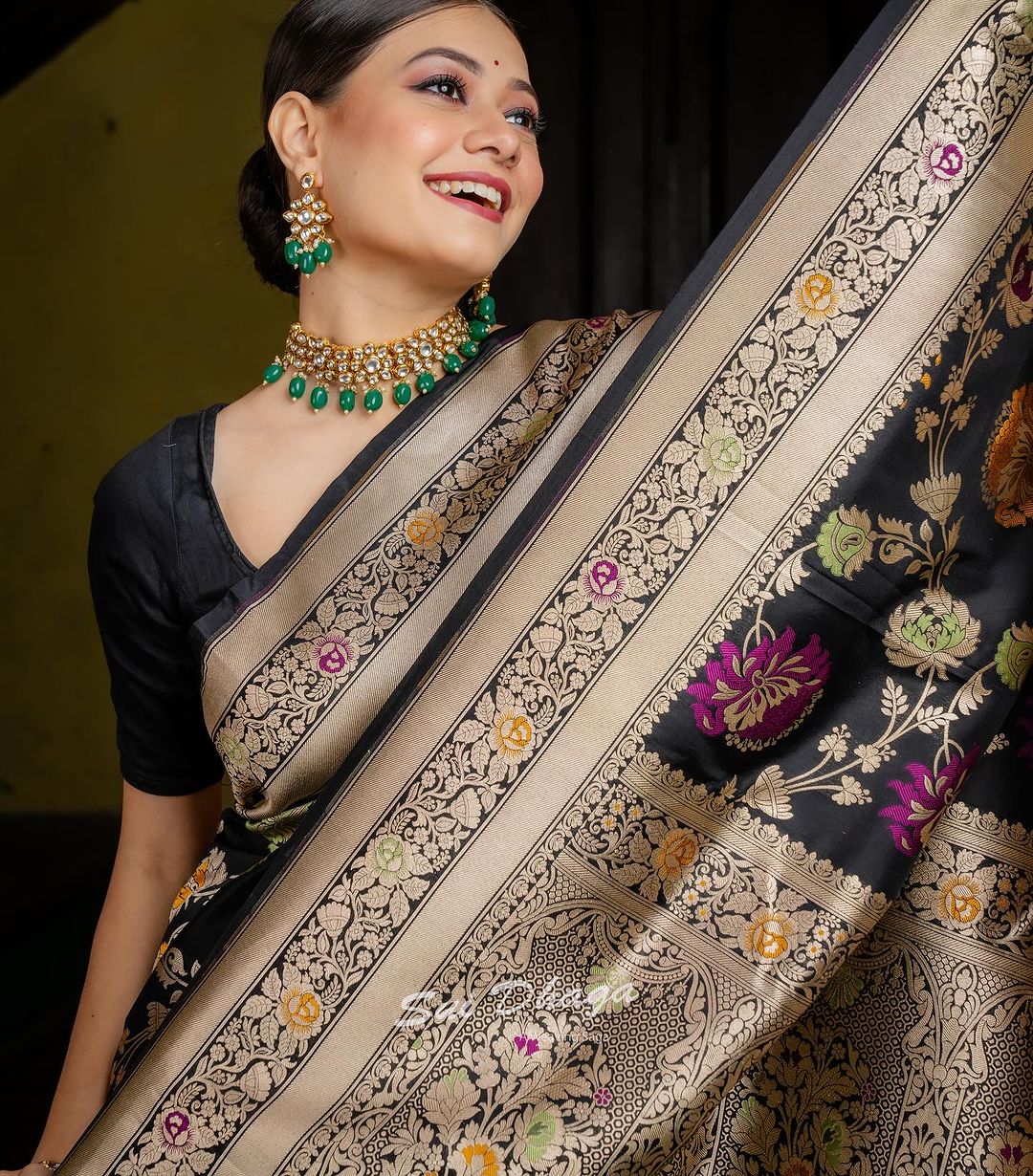 Banarasi Soft Silk Saree – A Celebration of Indian Weaving Tradition