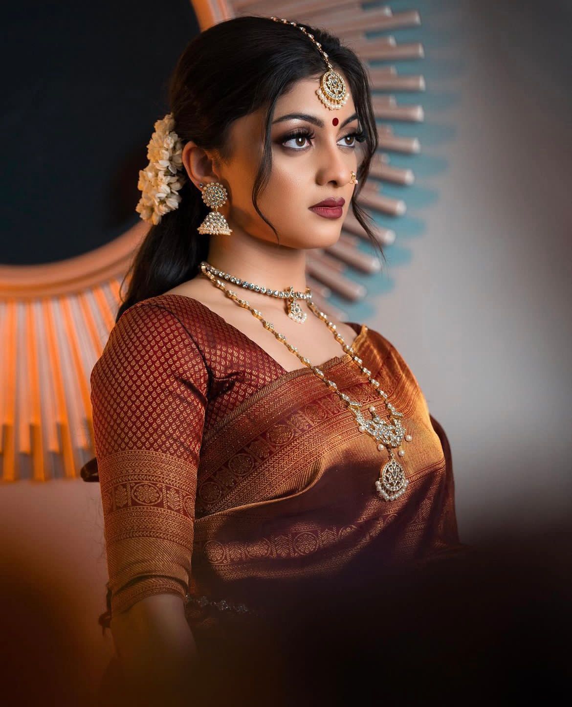 Banarasi Soft Silk Saree with Copper Zari – Sustainable Elegance in Every Drape