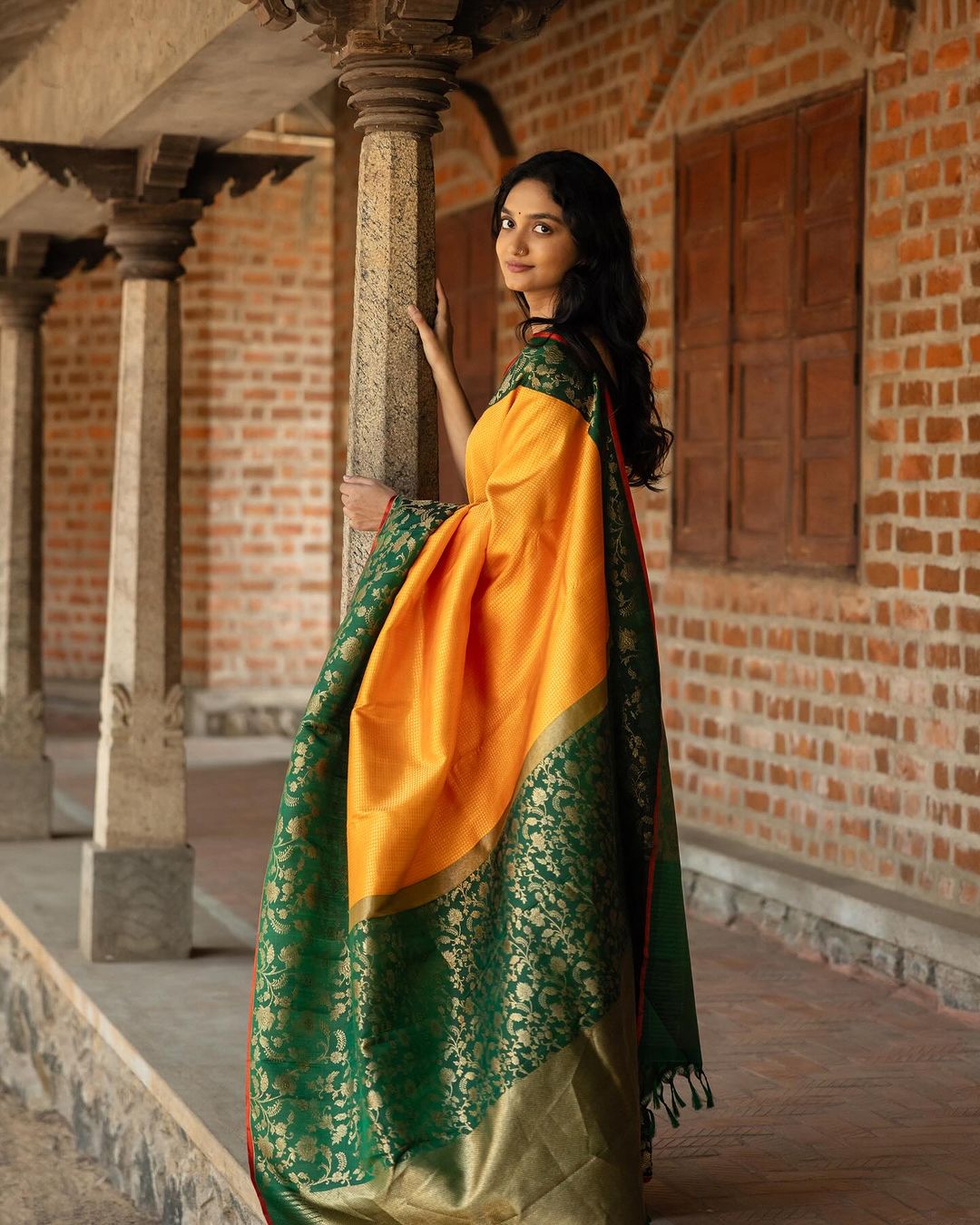 Banarasi Soft Silk Saree – Royal Charm in Gold Zari Detailing