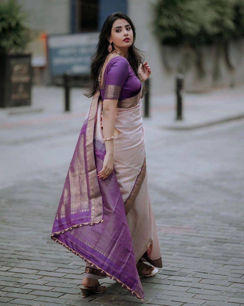 Banarasi Soft Silk Saree – Effortless Elegance with Gold Zari