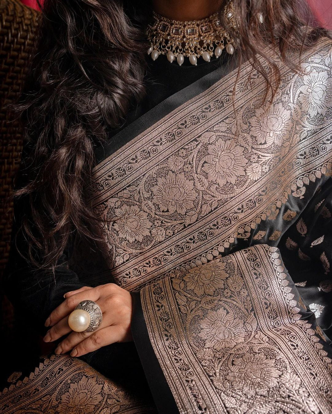 Banarasi Soft Silk Saree – Exquisite Weaving and Stunning Pallu Detailing